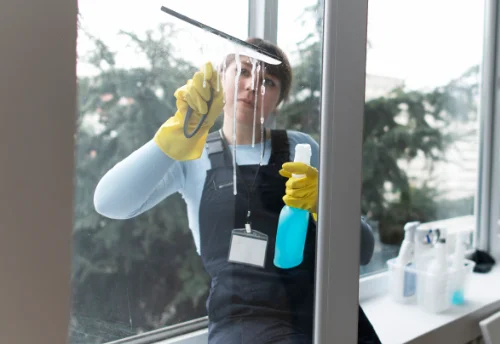 Nettoyage de vitres intérieures et extérieures à Pontigny